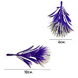Штучні квіти букет астра заливка пластикова, 19см, фото 4