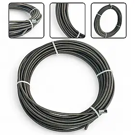 Спіраль для прочистки каналізації (10 мм 23м) Трос для прочисної машини Dali