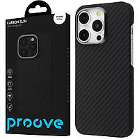 Ультратонкий карбоновий чохол Proove Slim Carbon with MagSafe для iPhone 13 Pro