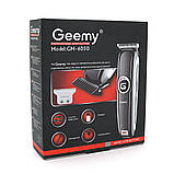 Машинка для стриження волосся Gemei GM-6050, Box, фото 2