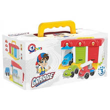 Паркінг ТМ ТехноК арт.8416 3 машинки габаритні розміри 26.5х19х17 см