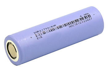 Акумулятор Li-Ion 21700 EVE INR21700-40P 4000 мА·год 50 А