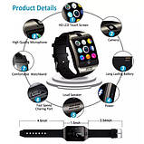 Смарт-годинник Smart Watch Q18. ZE-383 Колір: чорний, фото 3