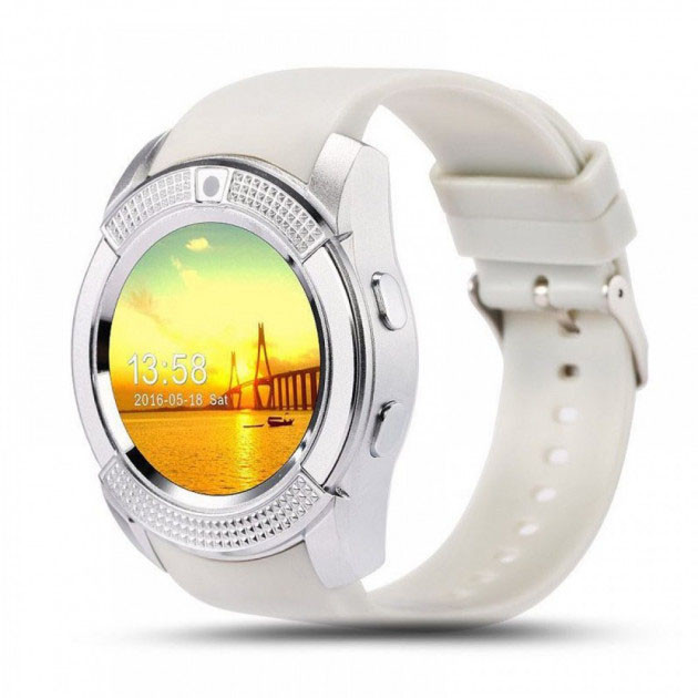 Розумний смарт-годинник Smart Watch V8. NM-586 Колір: білий, фото 1