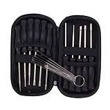 Набір викруток 10шт і тахометр для регулювання карбюраторів, чохол, фото 5