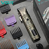 Машинка для стрижки волосся домашня VGR, Бритва триммер для чоловіків Машинка чоловіча гоління VD-41, фото 2