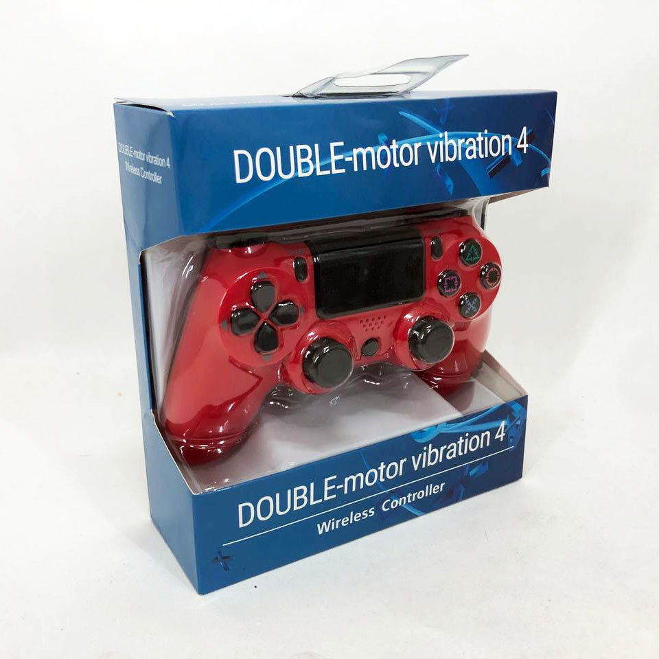 Джойстик DOUBLESHOCK для PS 4, бездротовий ігровий геймпад PS4/PC акумуляторний джойстик. HX-938 Колір: червоний
