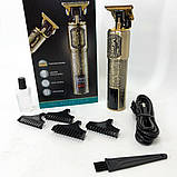 Професійна бритва-машинка для стрижки волосся, Професійна машинка для стрижки голови QO-50, фото 9