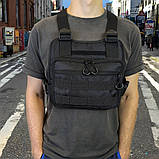 Плечова чоловіча сумка сумка, Чоловіча для тактичних цілей сумка-слінг тактична плечова MA-81, фото 5