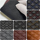 3D Килимок у багажник EVA для Hyundai Tucson 2004-2012 Комплект з перемичкою (5 шт.), Rombus (Екошкіра), Екошкіра, фото 4