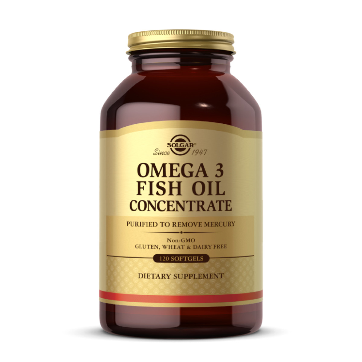 Omega-3 Fish Oil Concentrate - 120 softgels, фото 1