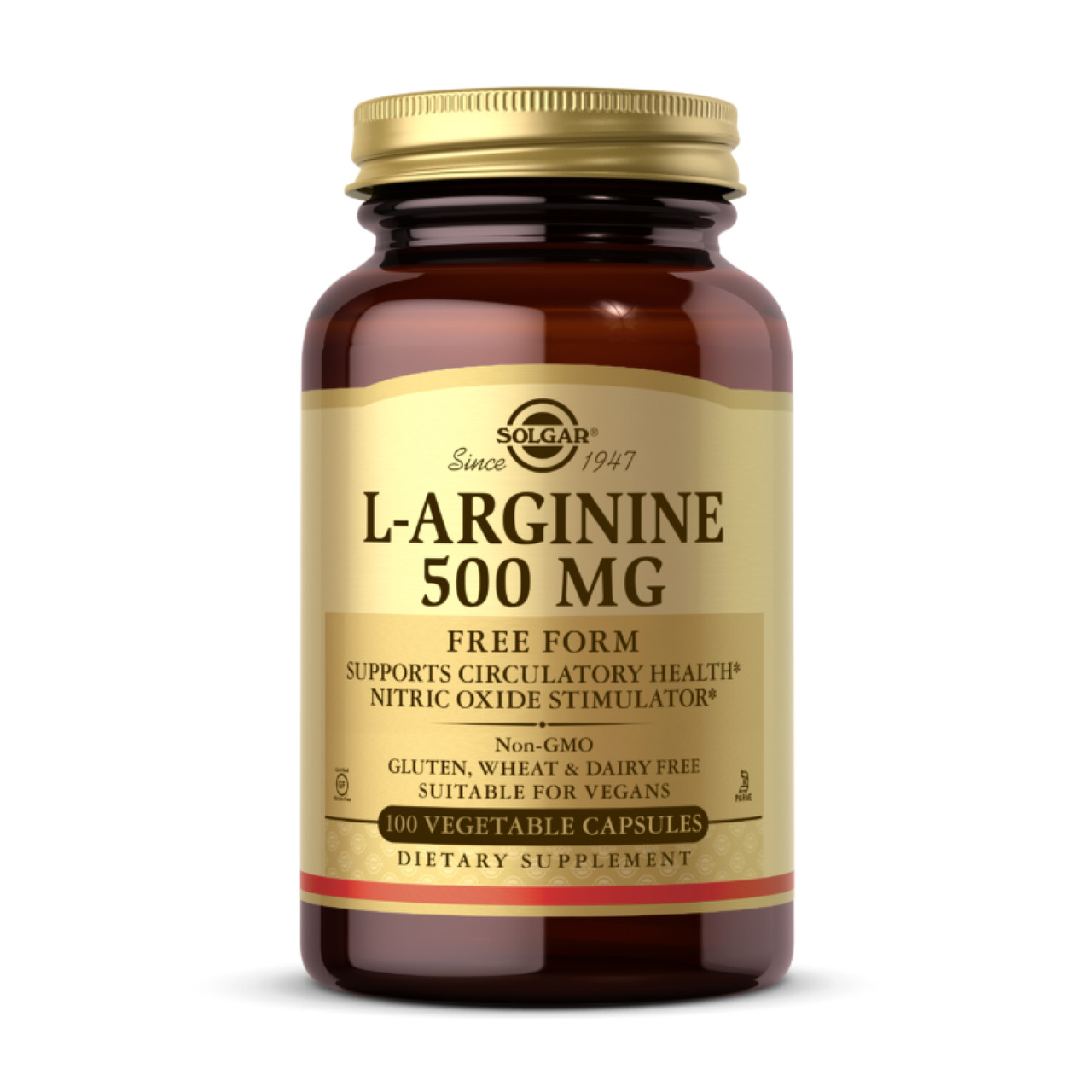 L-Arginine 500mg - 100 vcaps, фото 1
