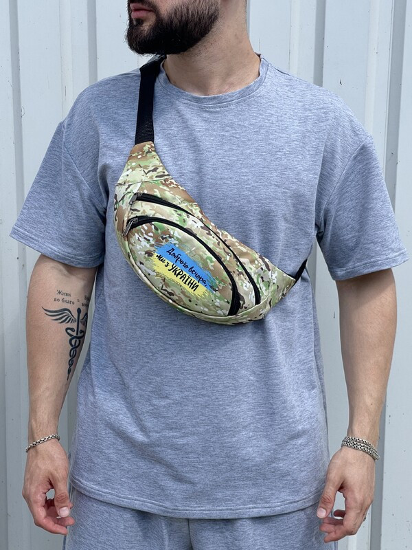 Патріотична бананка від бренду Intruder камуфляжна, фото 1