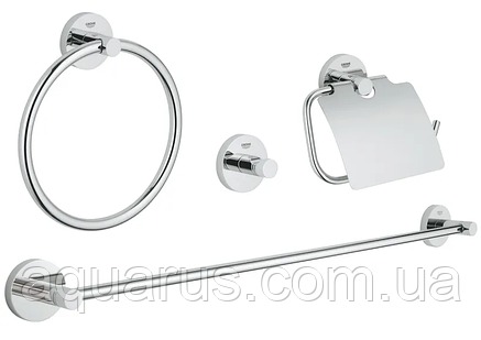 Набір аксесуарів 4 в 1 Grohe Essentials New (40776001), фото 1