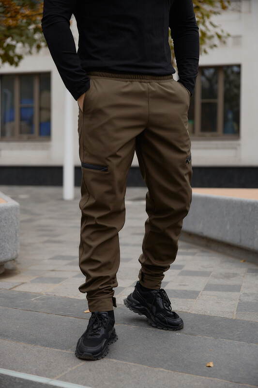 Теплі чоловічі штани Intruder у кольорі хакі Reef, фото 1