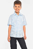 Рубашка детская мальчик голубая 148505M