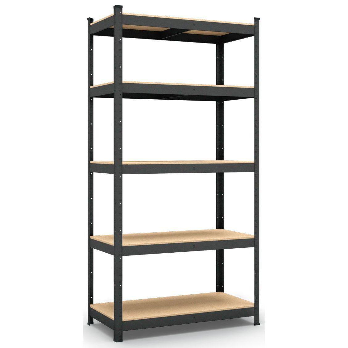 Стелаж Бюджет КД 1800х800х400 Міткас, 175 кг/полицю, 5 полиць, ДСП, фарбований, металевий