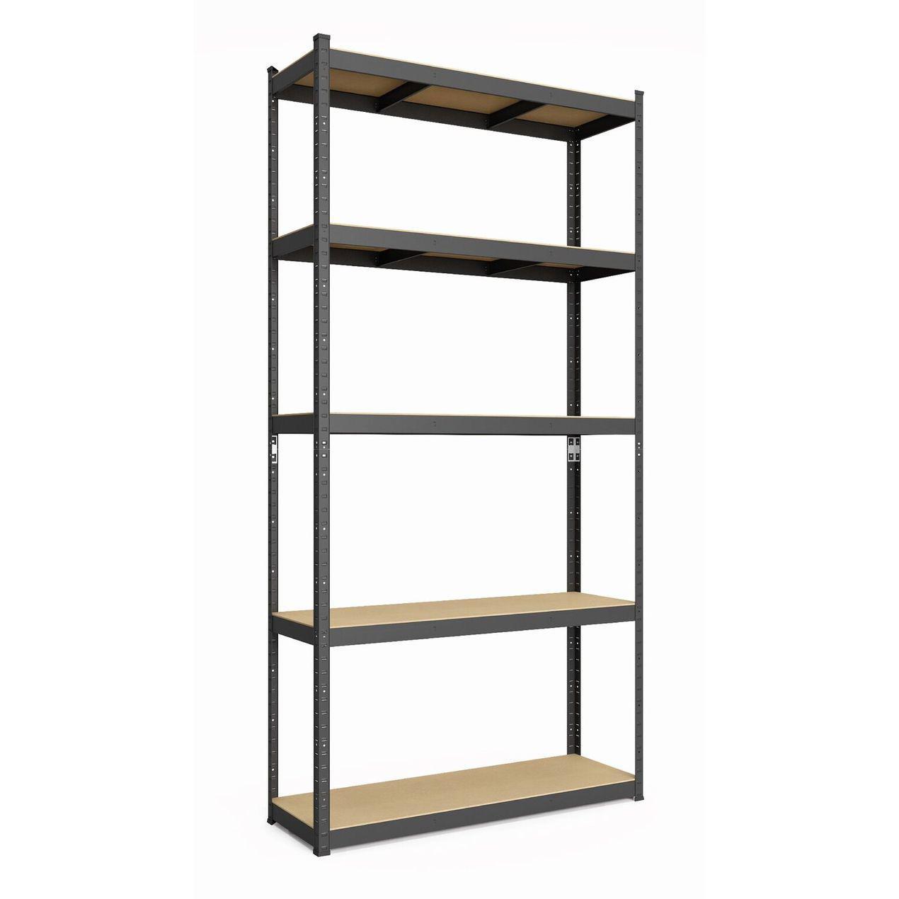 Стелаж Бюджет КД 1800х1100х500 Міткас, 150 кг/полицю, 5 полиць, ДСП, фарбований, металевий