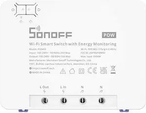 Контролер розумного будинку Sonoff POWR3 Wi-Fi 1-канальний
