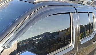 Вітровики (4 шт., Sunplex Sport) для Nissan Navara 2006-2015 рр від VLF комп.
