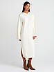 Плаття міді вʼязане молочне 90236 (2000000141480), фото 3