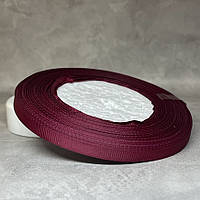 Репсова стрічка 0,6 см, колір-вишневий, арт 013035, 23 м, Вишневий