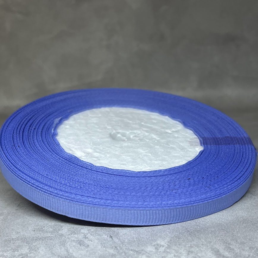 Репсова стрічка 0,6 см, колір- бузковий (фіалка), арт 013034, 23 м, Бузковий, фото 1