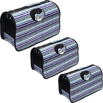 Сумка переноска для котів і собак невеликого розміру, №-1 набір із 3 шт. (30*52*20 см/ 27*44*18см/ 24*37*17см)