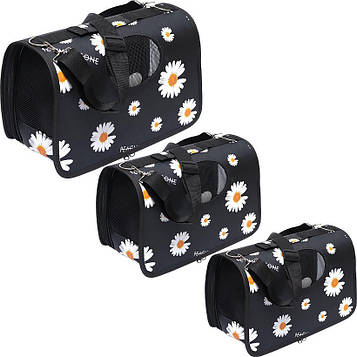 Сумка переноска для котів і собак невеликого розміру, №-4 набір із 3 шт. (30*52*20 см/ 27*44*18см/ 24*37*17см)