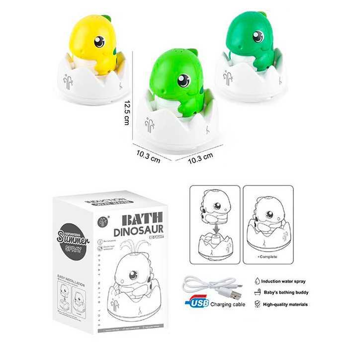 Гра для купання динозавр, 3 кольори 129A, фото 1