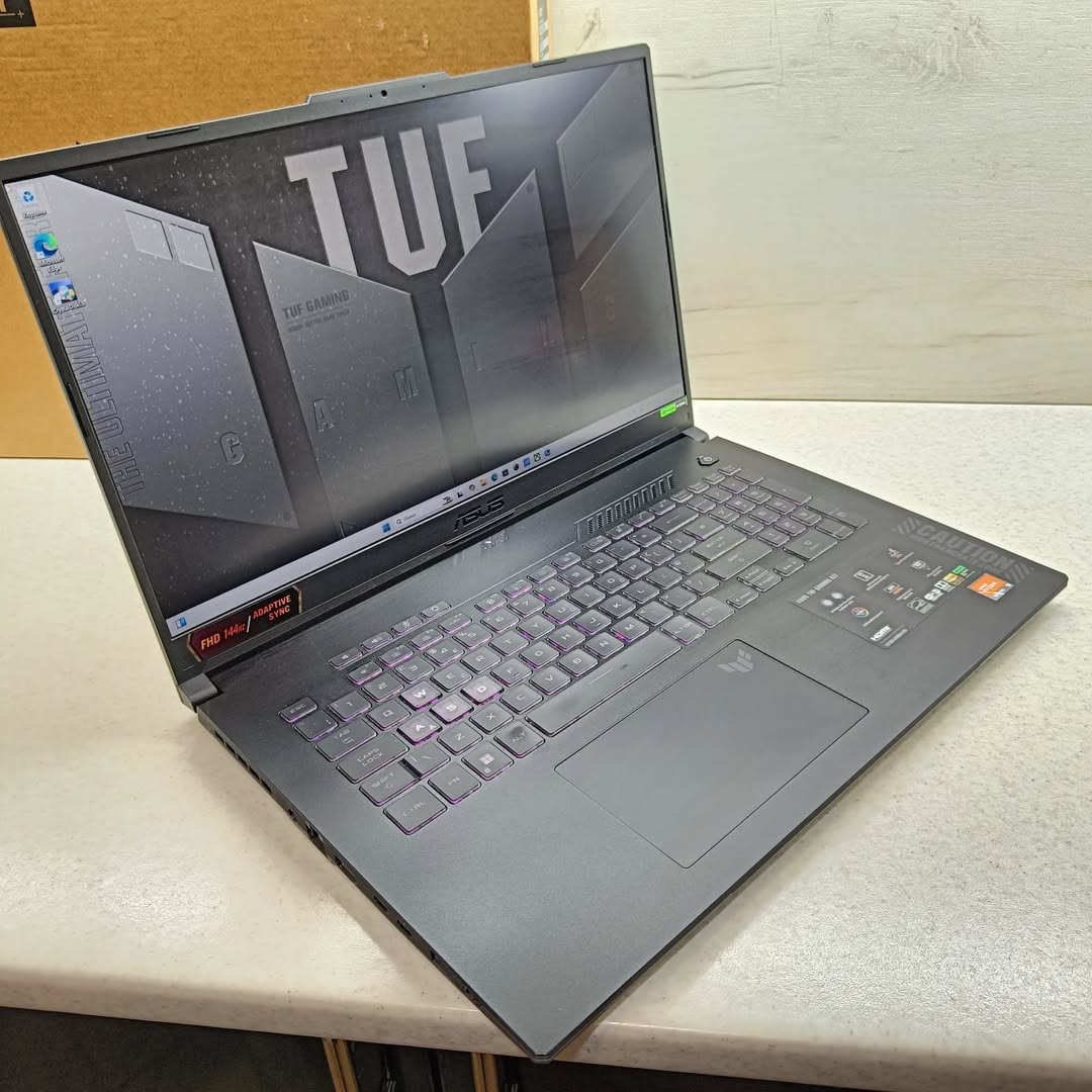 Ноутбук Ігровий ASUS TUF A17 \ IPS 17.3"(144hz) \ Ryzen 9 \ RTX 4070(8gb) \ DDR5 16GB \ SSD 512GB Б\у ГАРАНТІЯ