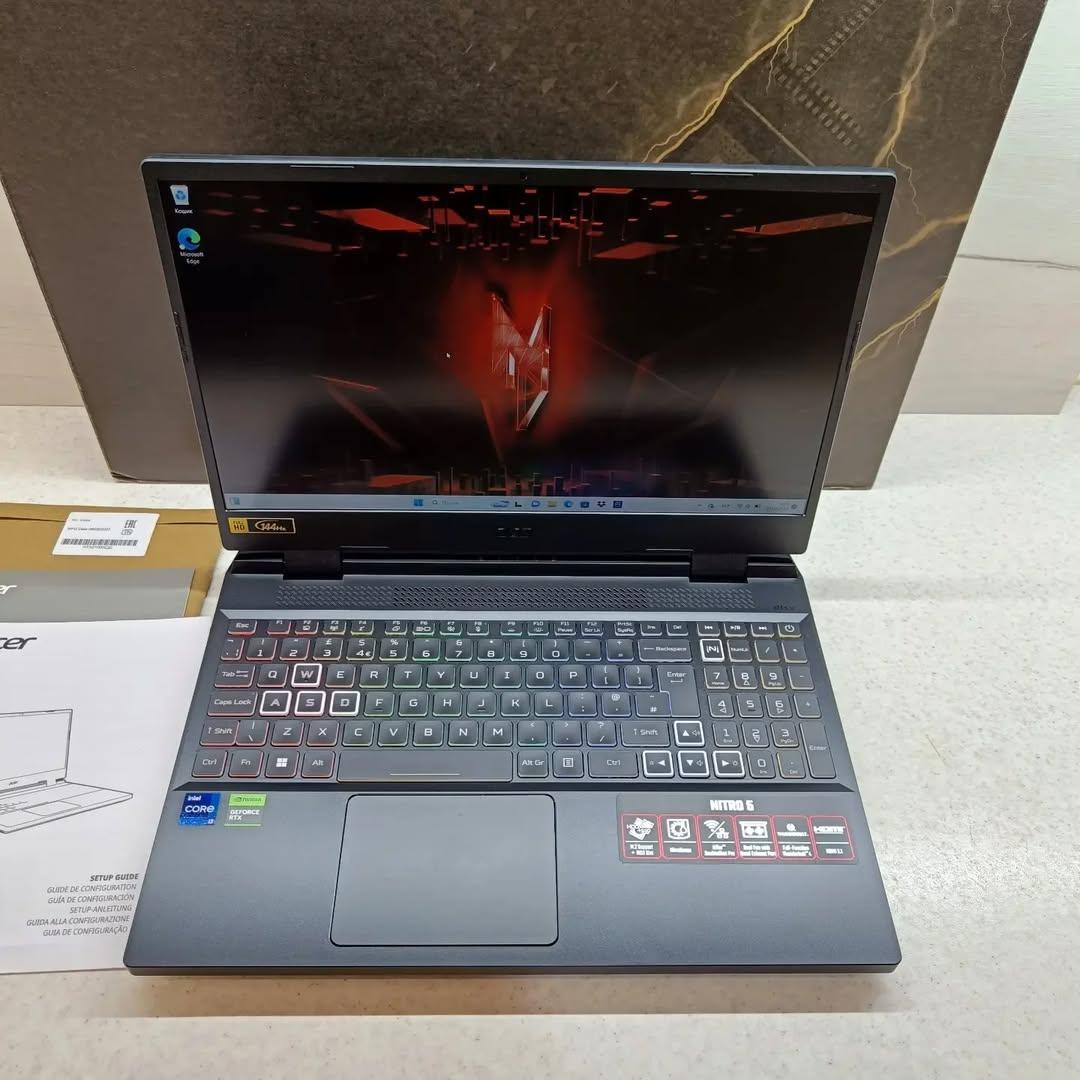 Ноутбук Ігровий ACER Nitro 5 \ IPS 15.6"(144hz) \ Core I5 \ RTX 4060(8gb) \ DDR5 16GB \ SSD 512GB Б\у ГАРАНТІЯ