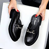 Жіночі елегантні туфлі мюлі з натуральної шкіри легкі та універсальні, фото 3