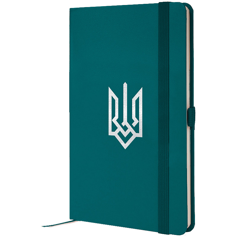 Нотатник Axent А5 Partner Герб 8201-31-4-A, 125х195 мм, 96арк. кл. малахітовий