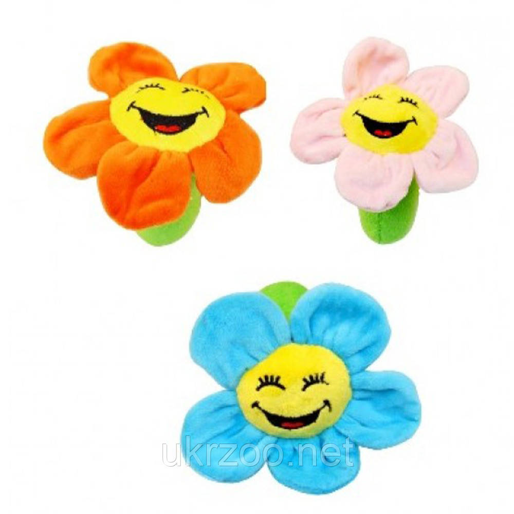 Іграшка для собак Expert, плюшева квітка, 11 см, фото 1
