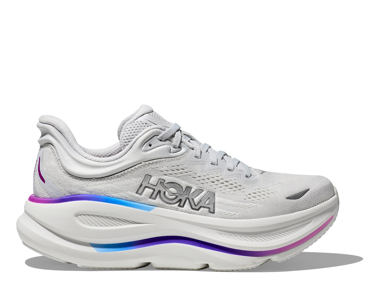 Кросівки для бігу жіночі Hoka Bondi 9 1162012 Cosmic Grey / White