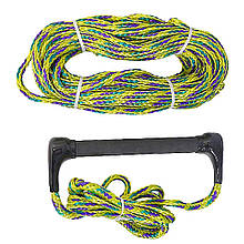 Буксировочний фал 25 м 2-х секційний CM8975MX для вейкбордингу та водних лиж новий довжина 25 м