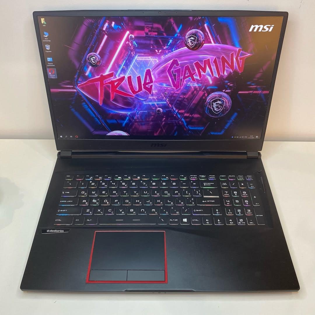 Ноутбук Ігровий MSI Raider \ IPS 17.3"(144hz) \ Core I7 \ RTX2070(8GB) \ DDR5 16GB \ SSD 512GB Б\у ГАРАНТІЯ