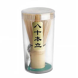 Вінчик із білого бамбука AL45231 для приготування чаю матча Часен Чашн 80 ворсинок