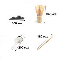 Набір Mavanto 5456 для приготування чаю матча 7 предметів White, фото 9