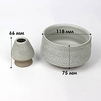 Набір Mavanto 5456 для приготування чаю матча 7 предметів Gray, фото 7