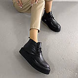 Модні та практичні чорні зимові черевики, фото 8