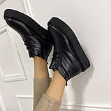 Модні та практичні чорні зимові черевики, фото 5