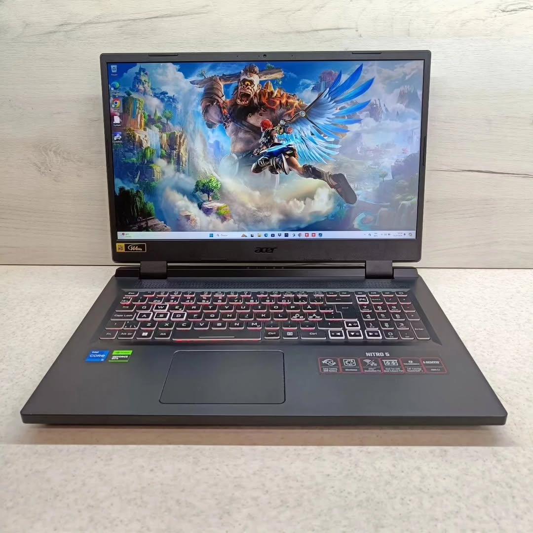 Ноутбук Ігровий ACER Nitro 5 \ IPS17.3"(144hz) \ Core I5\ RTX 3050(4GB) \ DDR5 8GB \ SSD 512GB Б\у ГАРАНТІЯ
