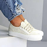 Максимально комфортні жіночі кеди в кольорі айворі, фото 2