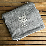 Сарафан махровий для сауни Ярослав Сірий, фото 3