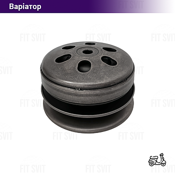 Варіатор задній на китайський 4т скутер GY6 125-150 cc з колодками