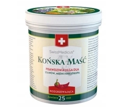 Herbamedicus SwissMedicus кінська мазь розігріваючий бальзам 500 мл, фото 1