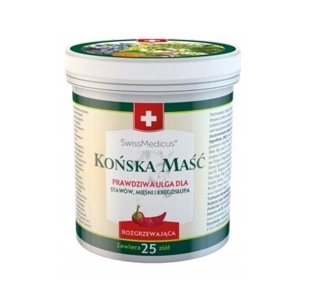 Herbamedicus SwissMedicus Кінська зігріваюча мазь бальзам 250 г, фото 1