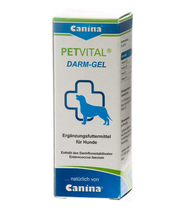 Петвітал Дарм-Гель Petvital Darm-Gel Canina біологічно активна добавка для собак, 30 мл
